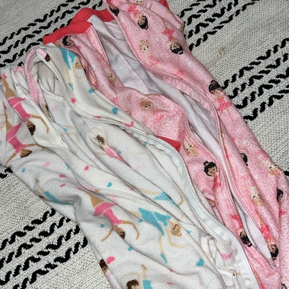 Baby Ballerina Footed Pajama Set - Picture 7 of 10